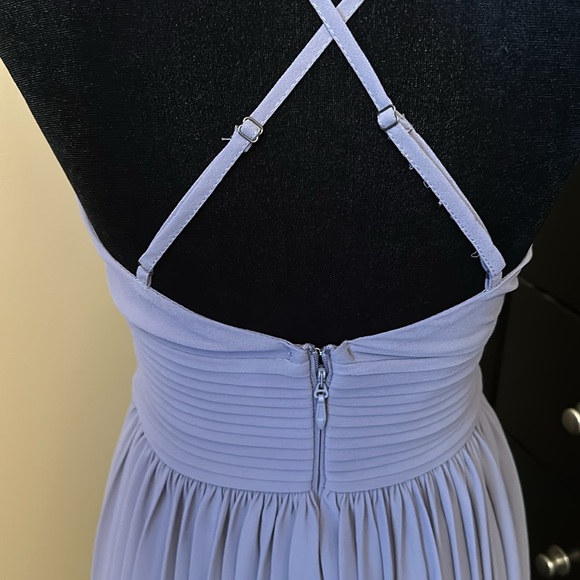 Lulus Lavender Maxi Gown with Criss Cross Back Detail Size XS - Picture 5 of 7